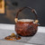 Handmade Pure Silver Kettle Yan Wen Cha Ji 580ml