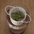 Handmade Pure Silver Loose Tea Strainer Gao Shou Bian Lou Dou