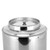 Polished Stainless Steel Tea Canister with Double Lid