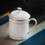Classic Chinese Jing Style Porcelain Meeting Tea Cup with Lid