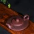 Handmade Flat Baifu Yixing Zhuni Zisha Teapot 140ml