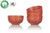 Yixing Zisha Clay Red Gongfu Teacup 20ml 0.7oz (Qty: 4 pcs)