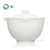 High Quality Fine Pure White Jade Porcelain China Gongfu Tea Cup Gaiwan 155ml