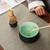 Black Ceramic Matcha Whisk Stand Kusenaoshi Chasen Shaper Holder Reshaper