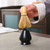 Black Ceramic Matcha Whisk Stand Kusenaoshi Chasen Shaper Holder Reshaper