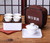Mini Portable Traveling Gongfu Tea Set Gaiwan Teacups Tea Cloth in Serving Box