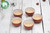 Yixing Clay Glazed Red Zisha Teacup 20ml 0.7oz 5 Pcs