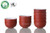 Yixing Clay Glazed Red Zisha Teacup 20ml 0.7oz 10 Pcs