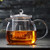 Clear Glass Lead Free Borosilicate Heat Resistant Teapot With Infuser 1350ml