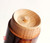 Natural Mini Cherry Tree Wooden Double-lid Tea Caddy Canister