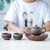 Screw Thread Retro Ceramic Chinese Kung Fu Tea Teapot 210ml