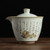 Hand Painted Retro Ceramic Gongfu Tea Gaiwan Brewing Vessel 180ml