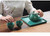 Jing De Zhen Green Coarse Pottery Ceramic Tea Tray 175x175x10mm