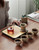 Sea Reef Glaze Glass Ceramic Kungfu Tea Teapot And Teacup Set 175ml