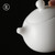 White Porcelain Xi Shi Ceramic Chinese Kung Fu Tea Teapot 170ml