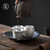 Sterling Silver Ceramics Gongfu Tea Tasting Teacup
