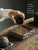 Square Coarse Pottery Water Storage Ceramics Tea Tray 150x150x45mm