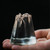 Crystal Glass Teapot Gaiwan Lid Holder Stand Kung Fu Tea Ceremony Accessory