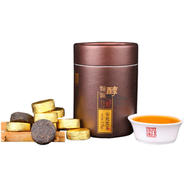 BAISHAXI Brand Ke ke Chun Hunan Anhua Dark Tea 178g Cake