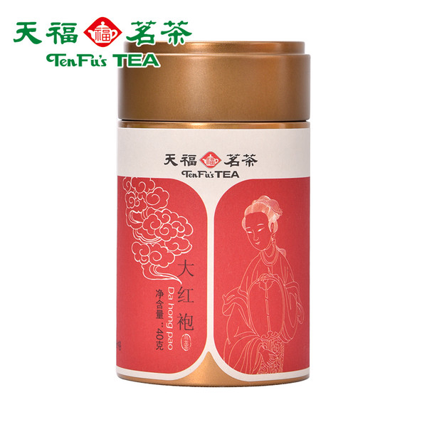 TenFu's TEA Brand Fujian Wuyi Da Hong Pao Big Red Robe Oolong Tea 40g