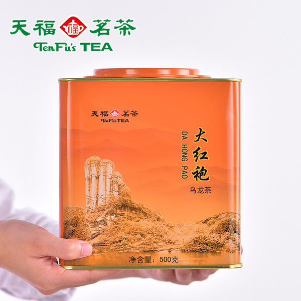 TenFu's TEA Brand Da Tie Guan Fujian Wuyi Da Hong Pao Big Red Robe Oolong Tea 500g