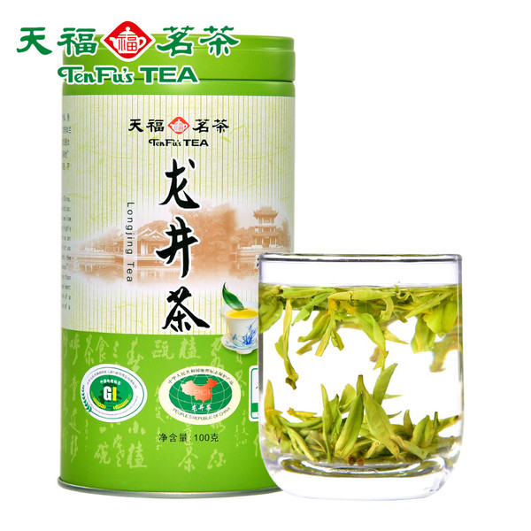 TenFu's TEA Brand Zao Chun Long Jing Dragon Well Green Tea 100g