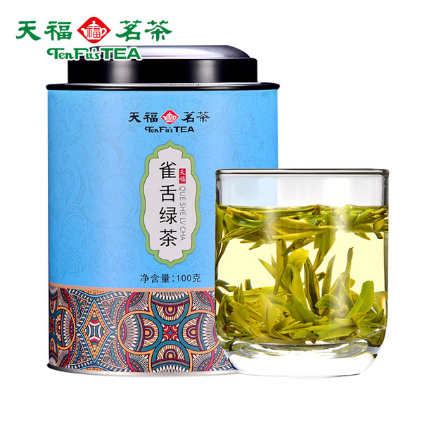 TenFu's TEA Brand Yu Qian Que She Sparrow's Tongue Green Tea 100g