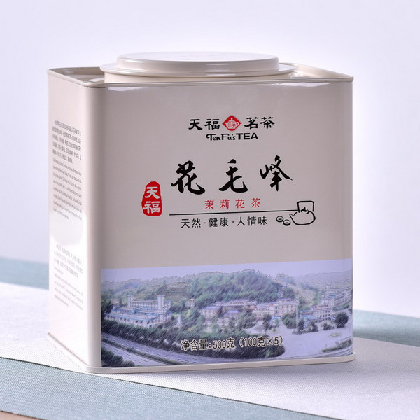 TenFu's TEA Brand Hua Mao Feng Jasmine Silver Buds Green Tea 500g