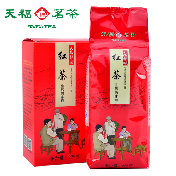 TenFu's TEA Brand Tian Fu Jing Wei Dian Hong Yunnan Black Tea 225g