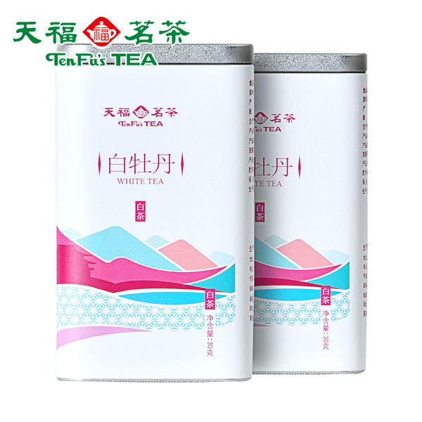 TenFu's TEA Brand White Peony Fuding White Tea Loose 30g*2