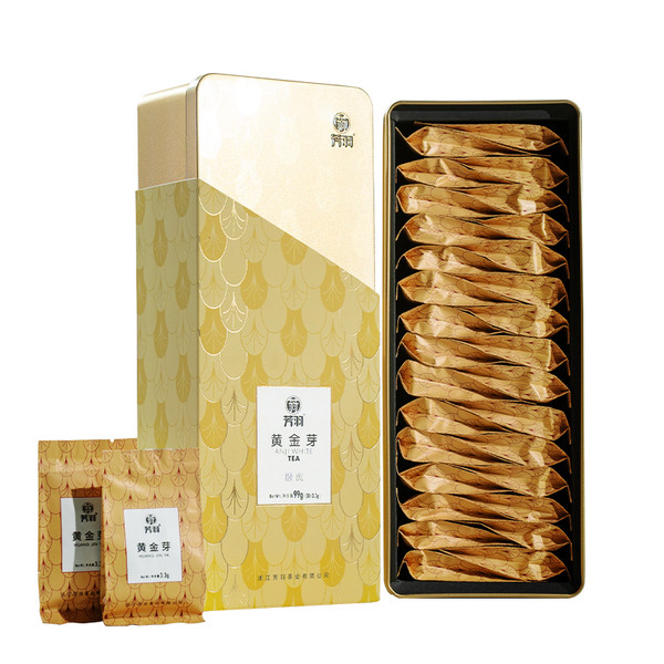 FANGYU Brand Golden Bud Yu Qian Premium Grade An Ji Bai Pian An Ji Bai Cha Green Tea Sachet 99g