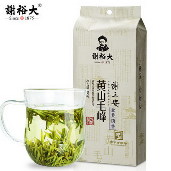 XIEYUDA Brand Jin Jiang Ding Ya Ming Qian Premium Grade Huang Shan Mao Feng Yellow Mountain Green Tea 100g