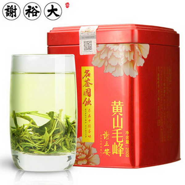 XIEYUDA Brand Peony Tin Yu Qian 1st Grade Huang Shan Mao Feng Yellow Mountain Green Tea 250g