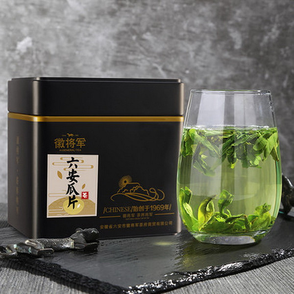 H. GENERAL Brand Ming Qian Premium Grade Liu An Gua Pian Melon Slice Tea 100g