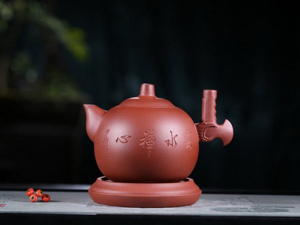 Handmade Yixing Zisha Clay Teapot Pidi 330ml