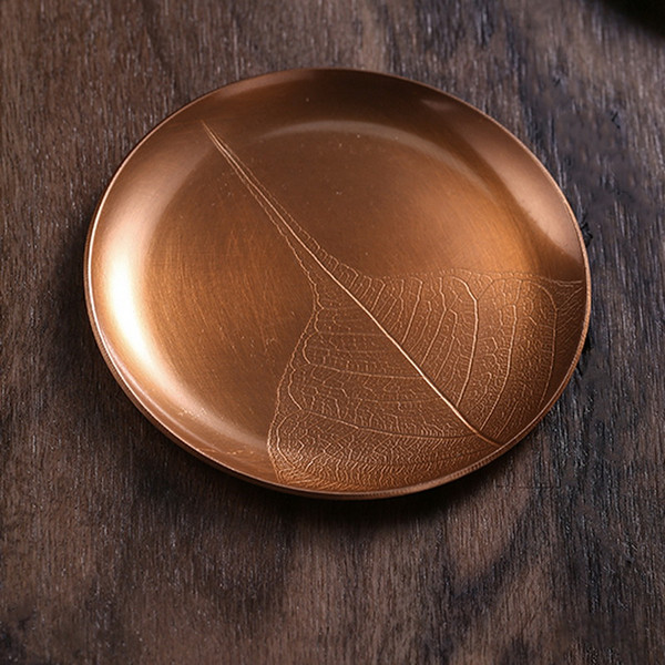 Zan Ke Copper Cup Coaster For Gongfu Tea Ceremony