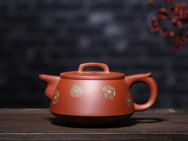 Handmade Yixing Zisha Clay Teapot Defu 300ml