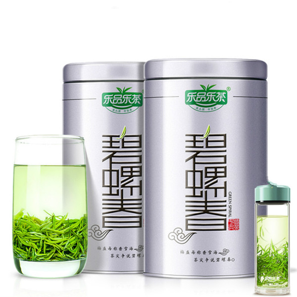 LEPINLECHA Brand Ming Qian Premium Grade Bi Luo Chun China Green Snail Spring Tea 125g*2