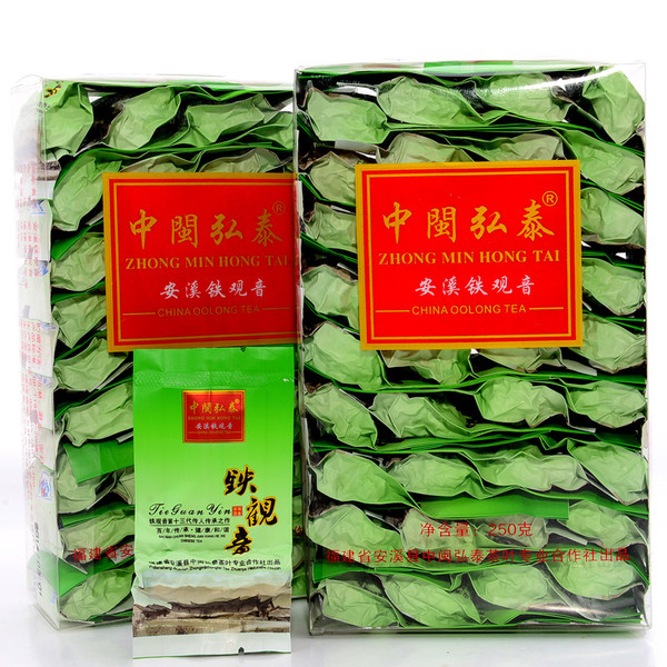 HONG MIN HONG TAI Brand Alpine 1736 Nongxiang Anxi Tie Guan Yin Chinese Oolong Tea 250g*2