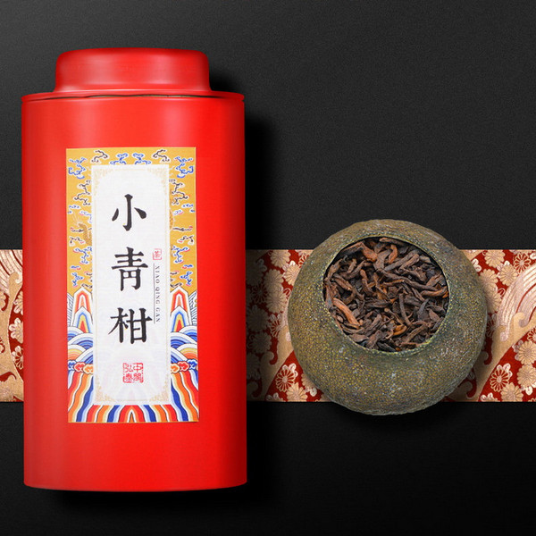 ZHONG MIN HONG TAI Brand Xinhui Chenpi Orange Pu'er Yunnan Pu-erh Tea Stuffed Tangerine Ripe 2026 100g