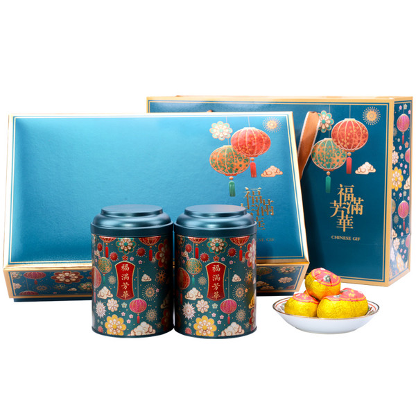 ZHONG MIN HONG TAI Brand Fuman Fanghua Xinhui Chenpi Orange Pu'er Yunnan Pu-erh Tea Stuffed Tangerine Ripe 2019 300g