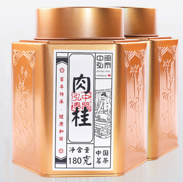 ZHONG MIN HONG TAI Brand Tan Bei Rou Gui Wuyi Cinnamon Oolong Tea 180*2g