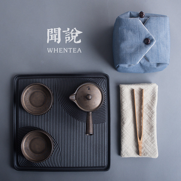 Zen Garden Ceramic Kungfu Tea Teapot And Teacup Set