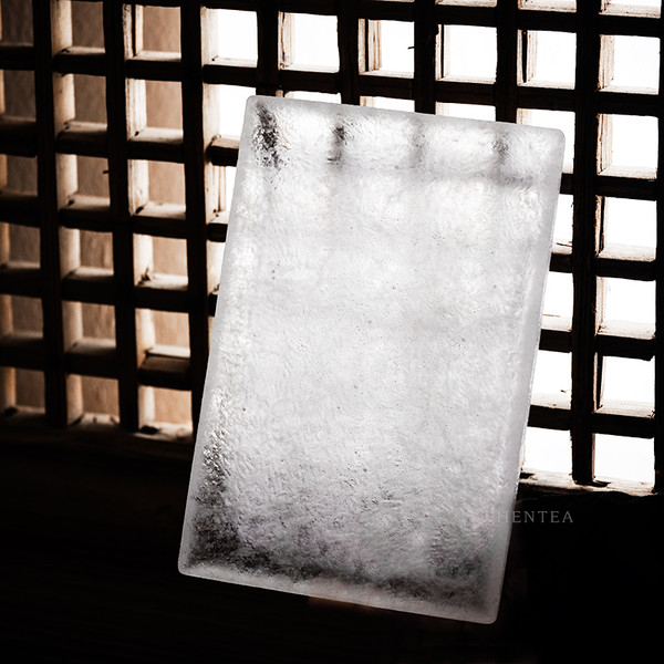 Gufa Bing Dong Shao Liuli Glass Tea Tray 215x145x20mm