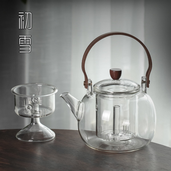 7028 Dasheng Heat Resistant Glass Steamed Cooking Teapot 850ml