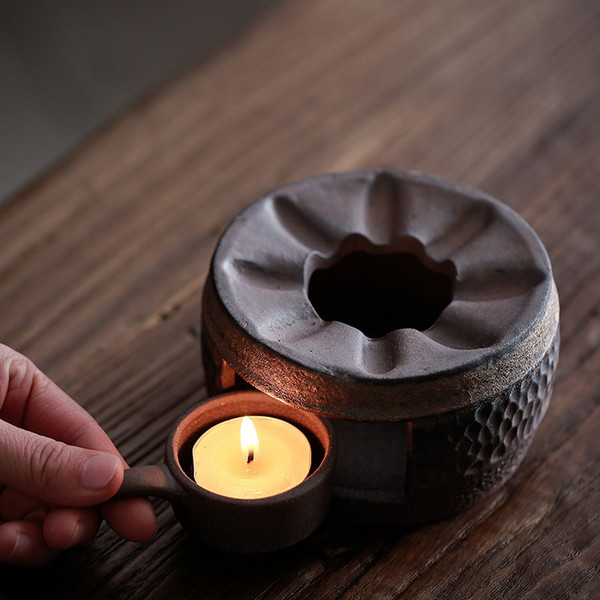 Ceramic Tea Light Burner Stove For Kungfu Tea Teapot Heating Base