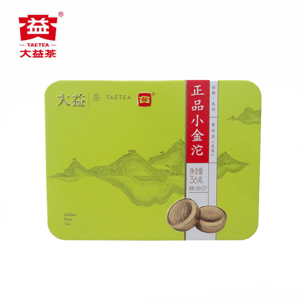 TAETEA Brand Xiao Jin Tuo Pu-erh Tea Tuo 2018 36g Raw