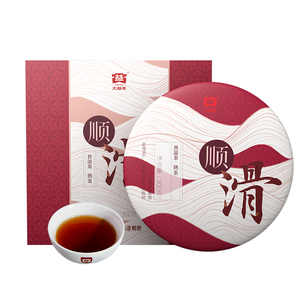 TAETEA Brand Shun Hua Pu-erh Tea Cake 2020 300g Ripe