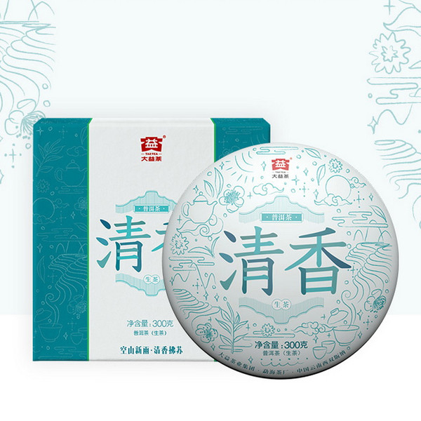 TAETEA Brand Qing Xiang Pu-erh Tea Cake 2019 300g Raw