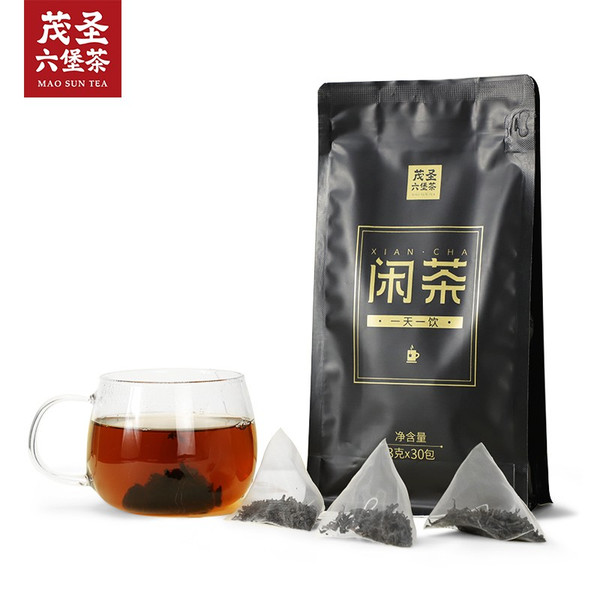 MAOSHENG Brand Xian Cha Premium Grade Liu Bao Hei Cha Dark Tea Tea Bag 2017 90g